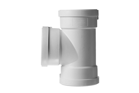 HDPE 顺水三通 丨 压盖试柔性承插静音管