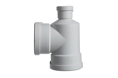 瓶型三通（带检）丨HDPE压盖柔性承插静音排水管