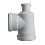 瓶型三通（带检）丨HDPE压盖柔性承插静音排水管