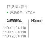 防臭型M管件丨HDPE沟槽式连接静音管